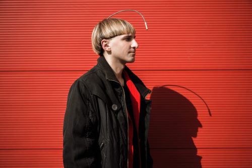 Neil Harbisson für Vodafone in Barcelona, Portraitfotografie, Editorialfotograf