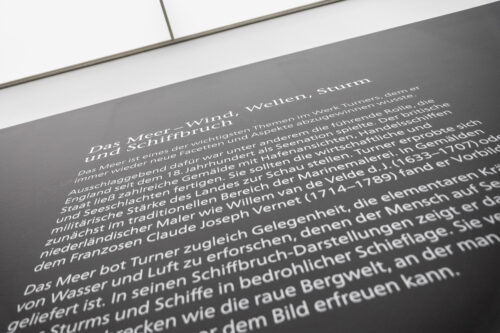 Turner LWL Münster für Bok+ Gärtner, Ausstellungsfotografie, Interieurfotograf
