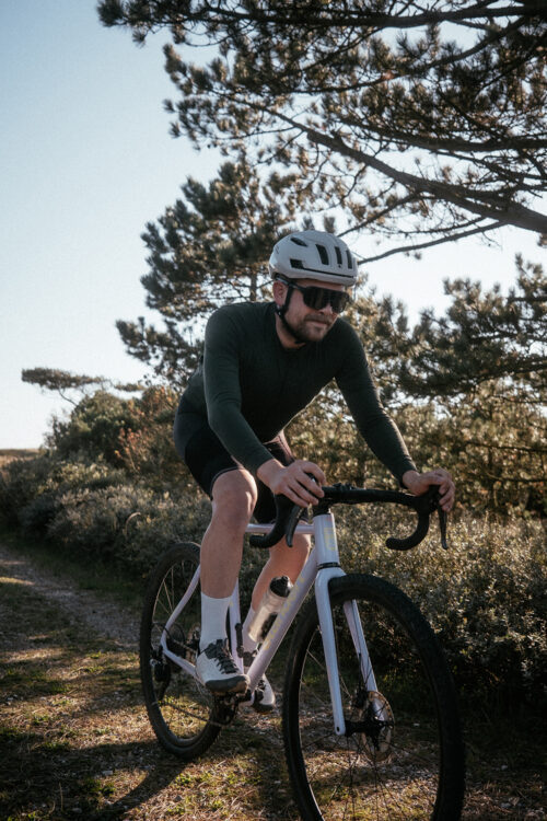 Gravel Bike Dänemark Sportfotografie
